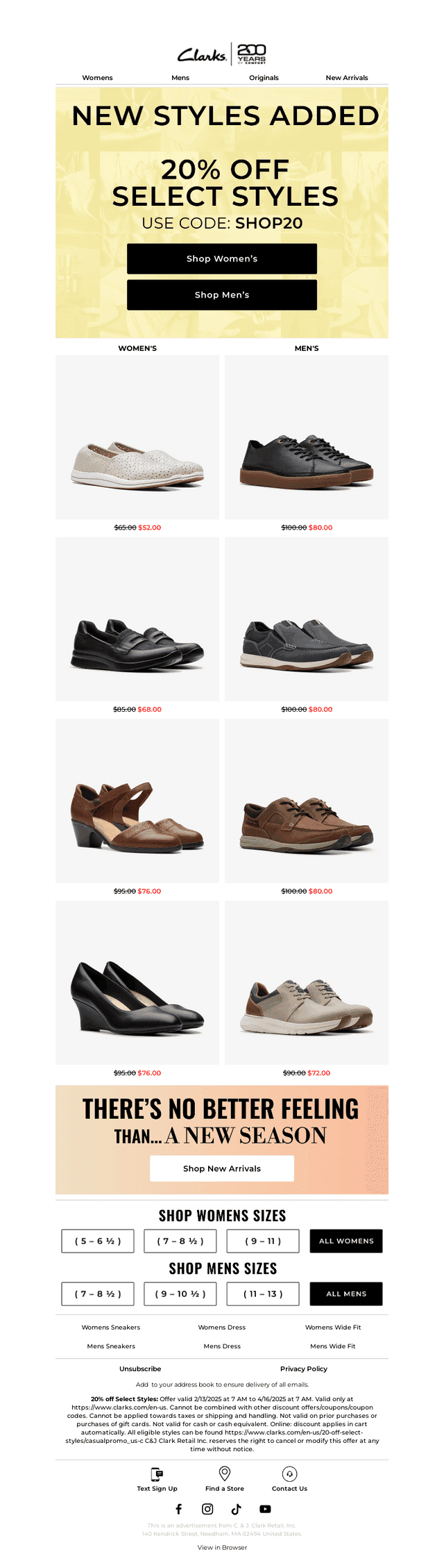 Still thinking about it? 20% off won’t last! ⏳👟