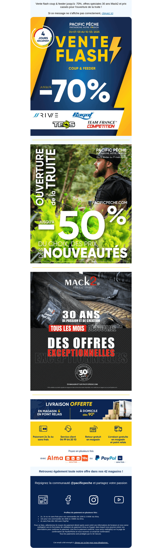 📢🎣 Ne manquez pas nos offres exclusives !