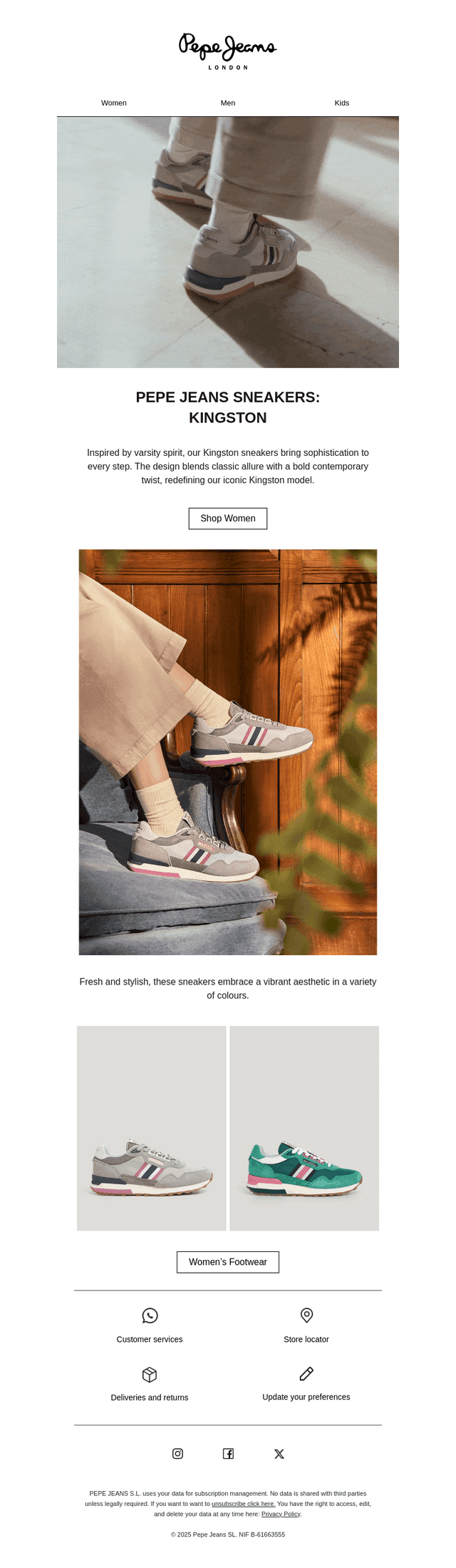 The new Kingston sneakers