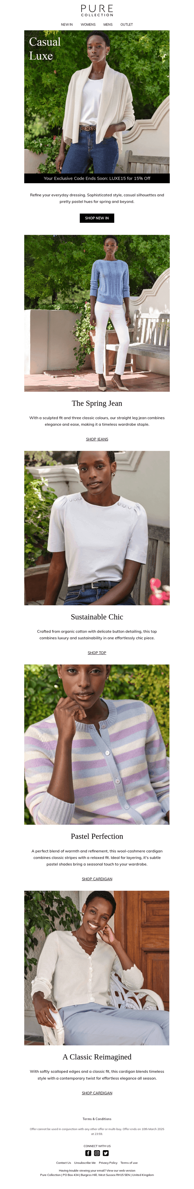 Ends Tomorrow: 15% Off New Arrivals