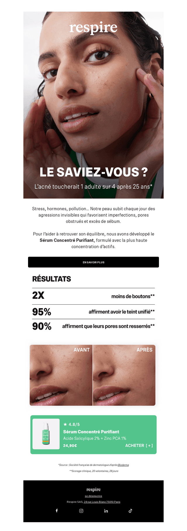 L’acné après 25 ans