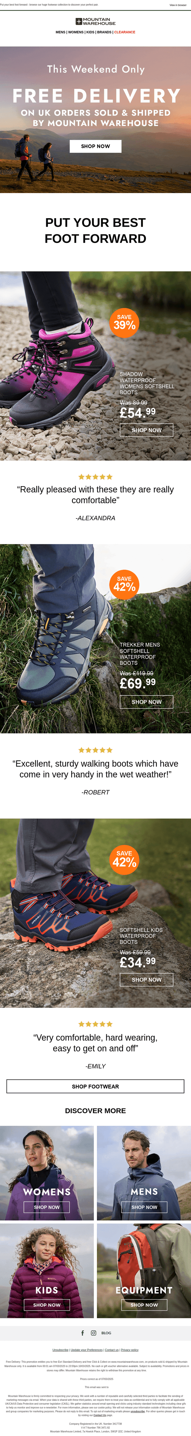 Your Weekend Treat: Free Delivery