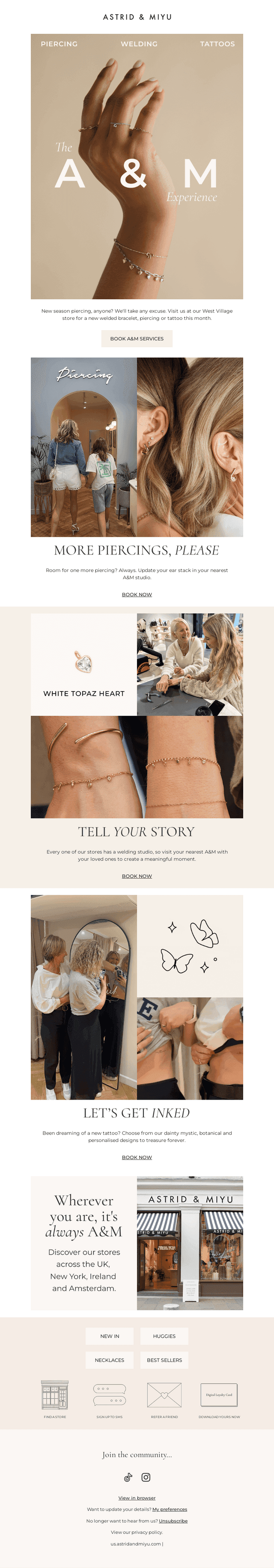 The in-store experience destination