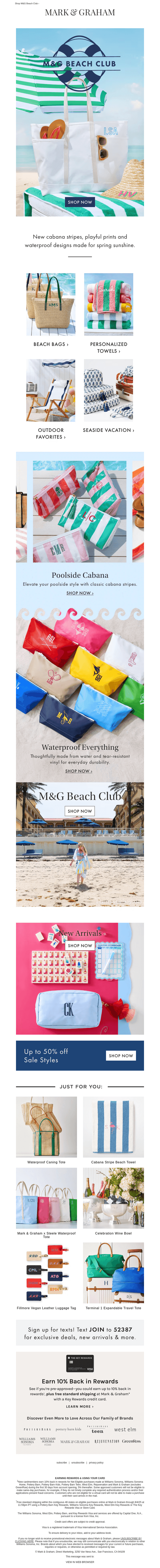 Monogrammed Gifts For Beach Lovers​