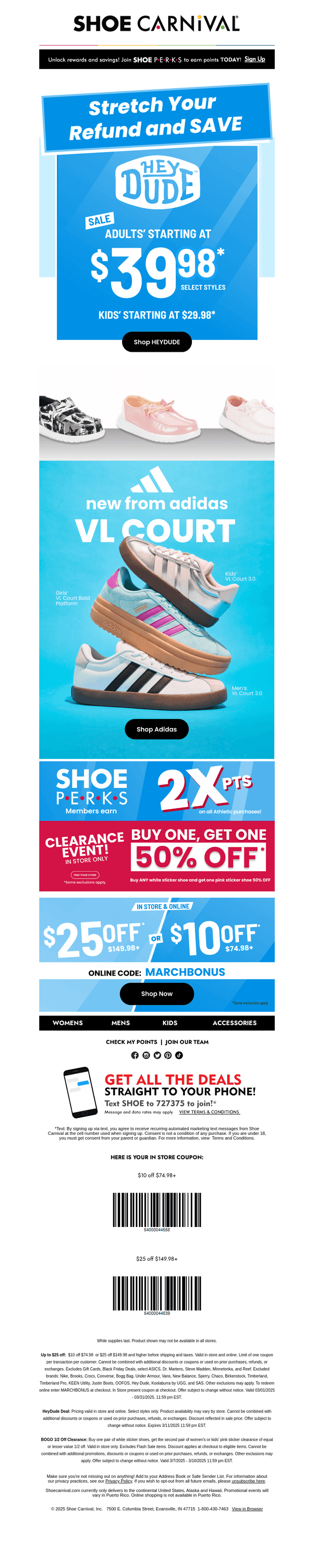 $39.98 HeyDudes for Easy-On Fun!