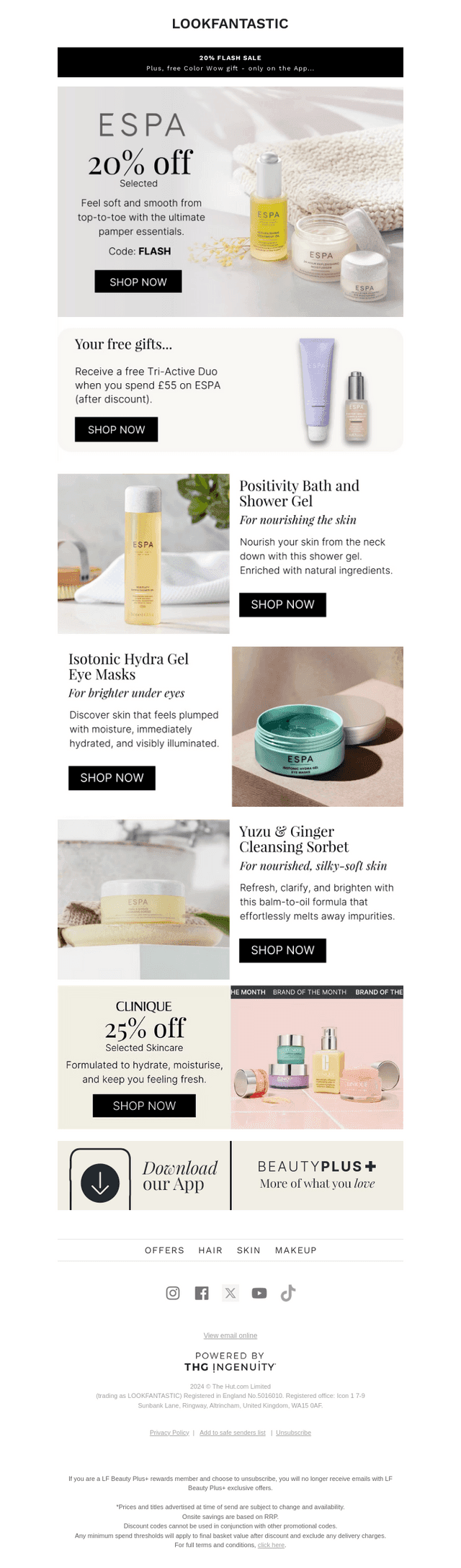 20% Off ESPA