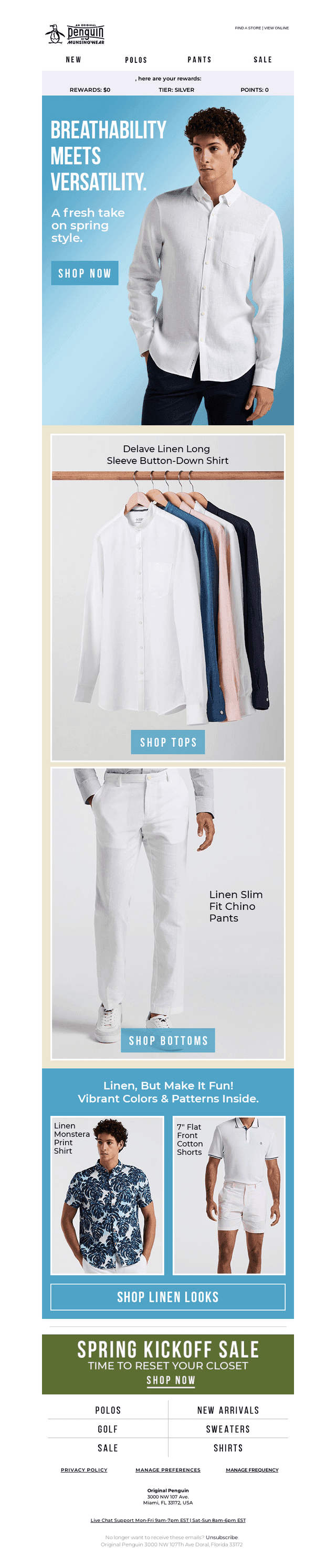 Walk the Line in Linen