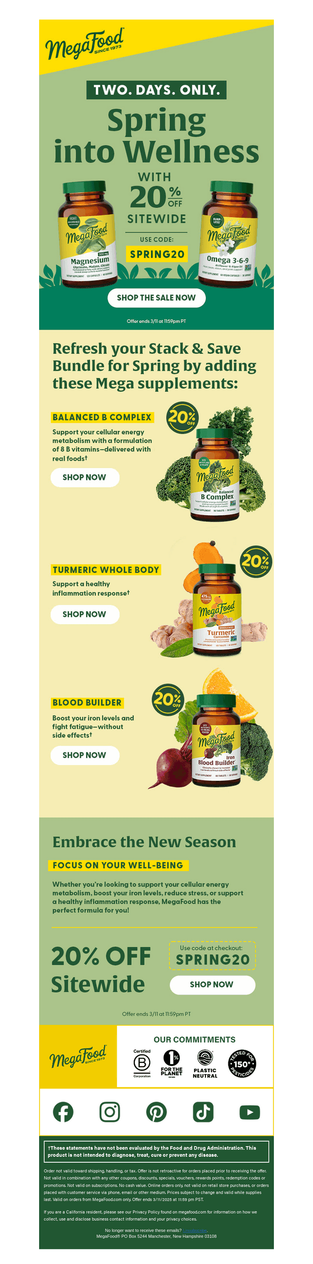 Spring Into Wellness with 20% Off