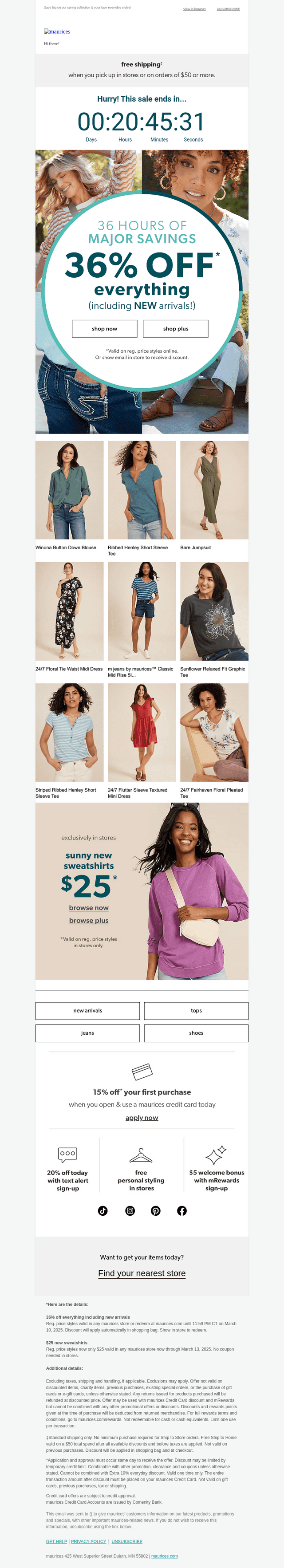 Quick—36% off EVERYTHING ends today!