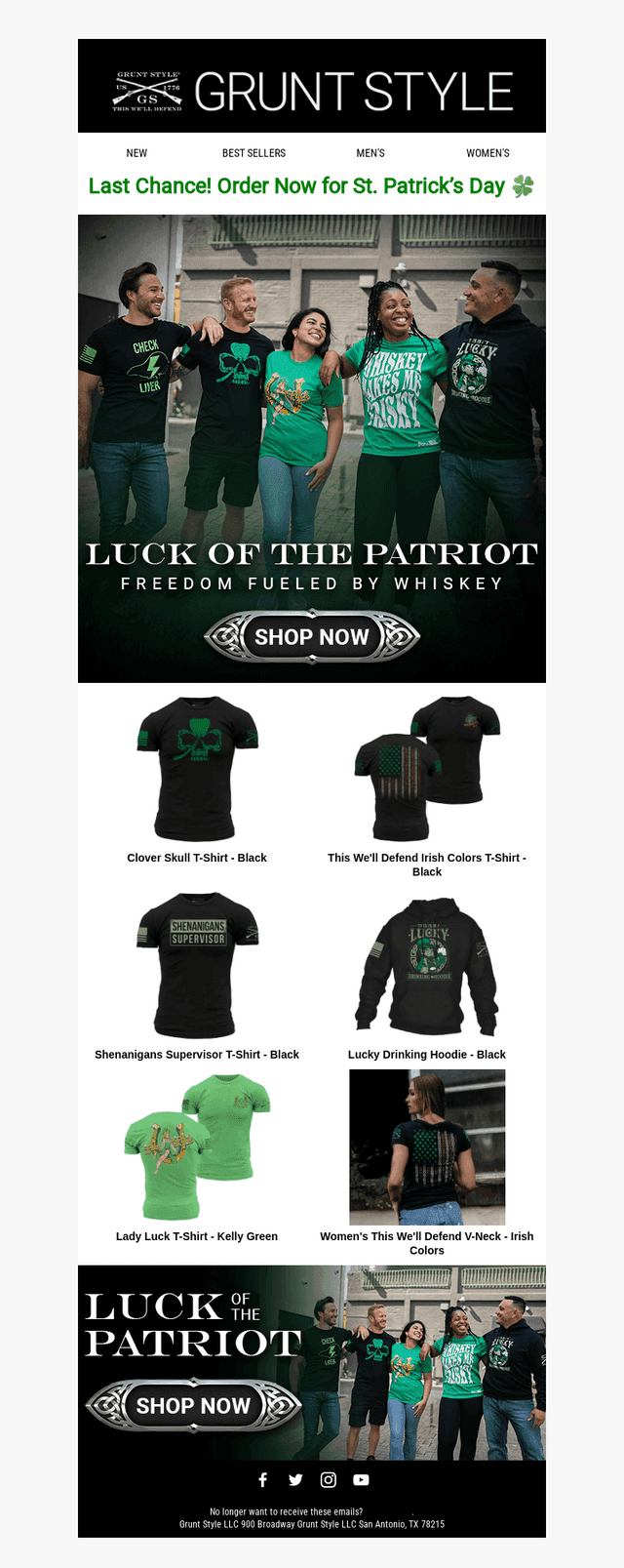 🚨 Last Chance: St. Patrick's Day Collection