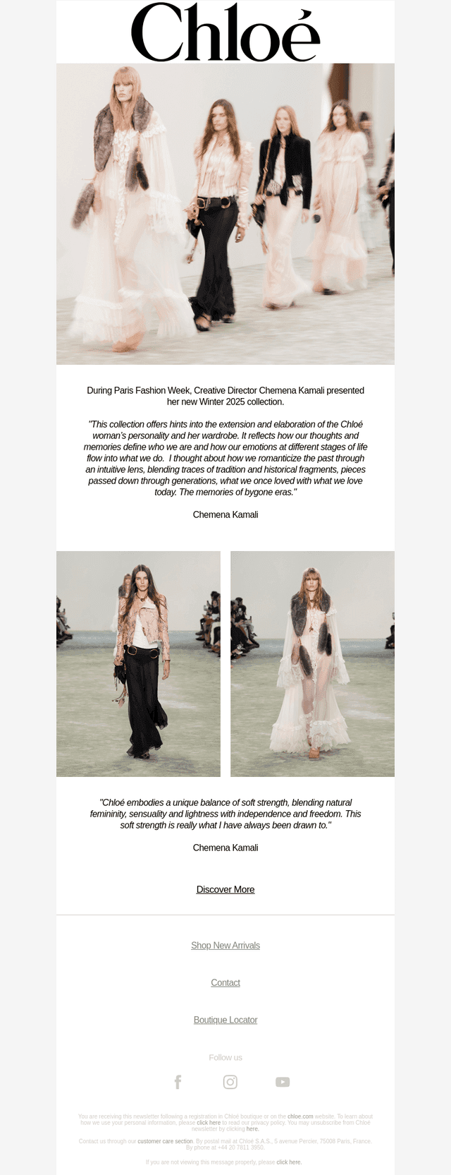Highlights from the Chloé Winter 2025 show