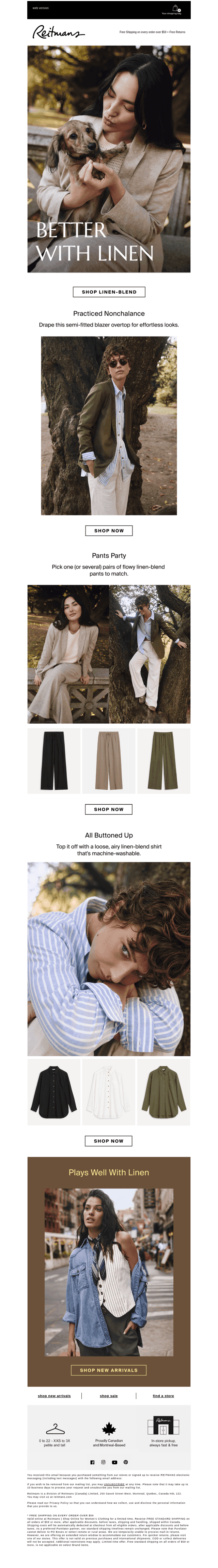 THAT Linen Blend Just Dropped