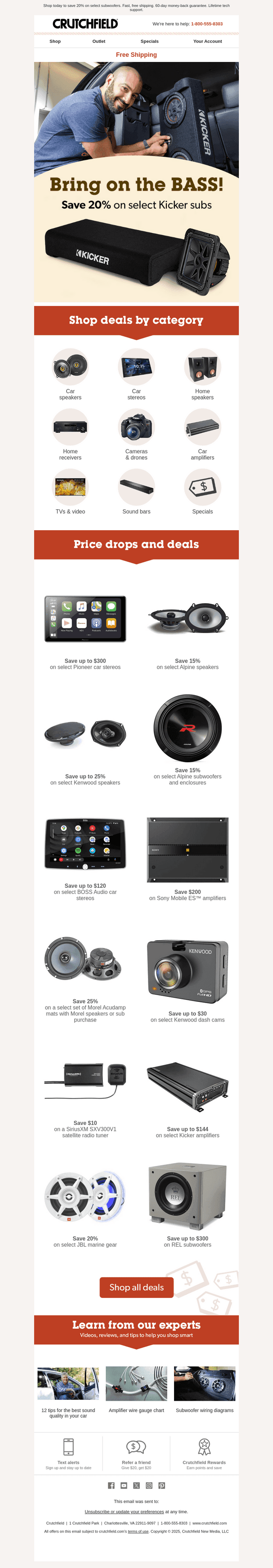Get braggable bass from Kicker