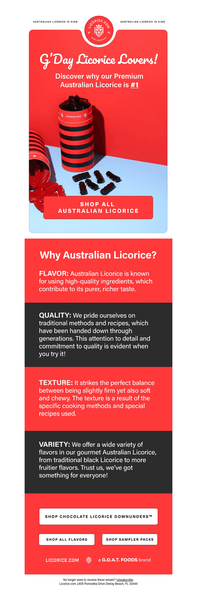 Why our Australian Licorice is #1
