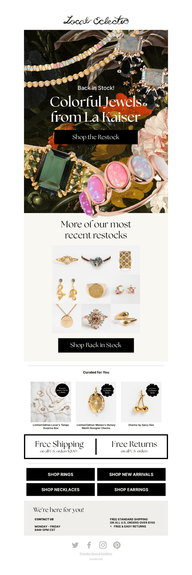 Local Eclectic email from Tue, Mar 11, 2025