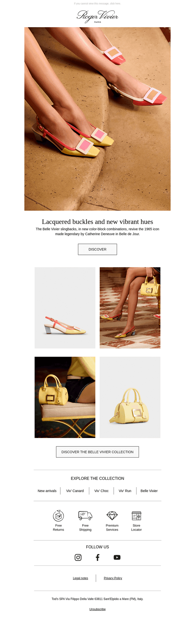 Colorful Belle Vivier slingbacks
