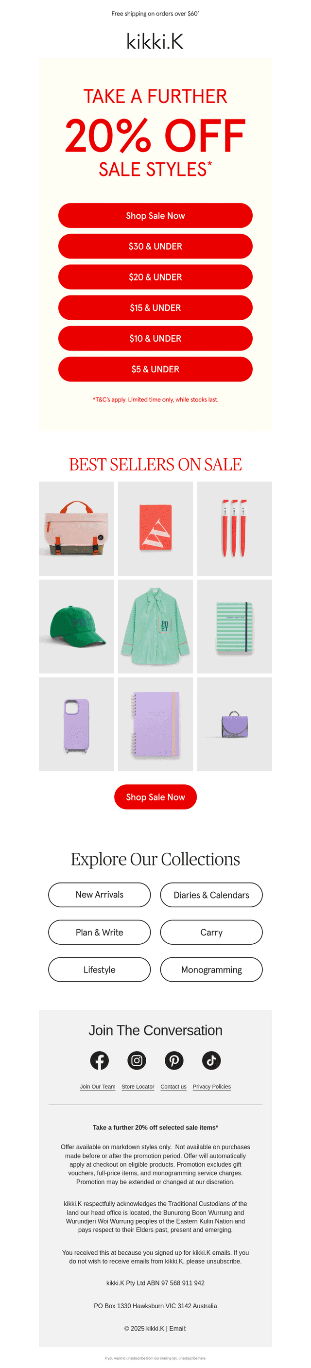 Take A Further 20% Off*