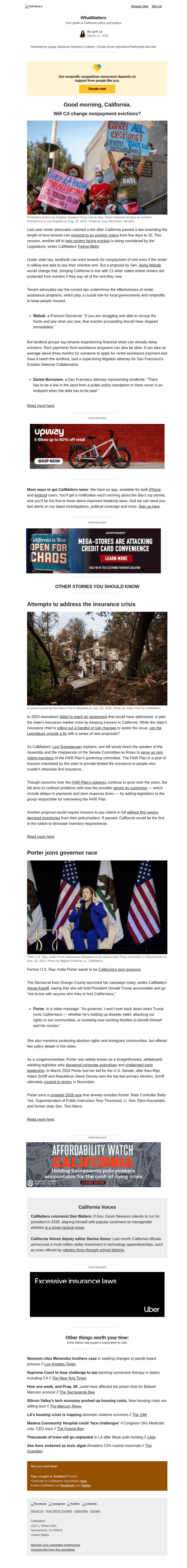 Calm email from Tue, Mar 11, 2025