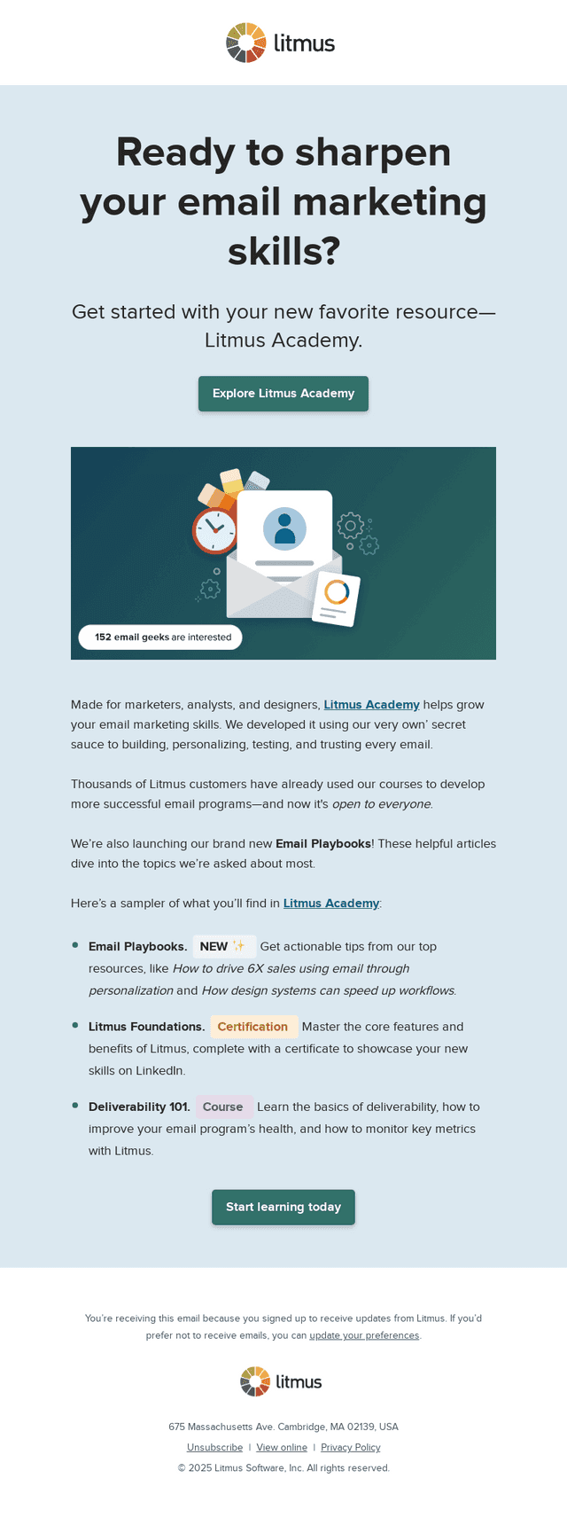 Litmus email from Tue, Mar 11, 2025