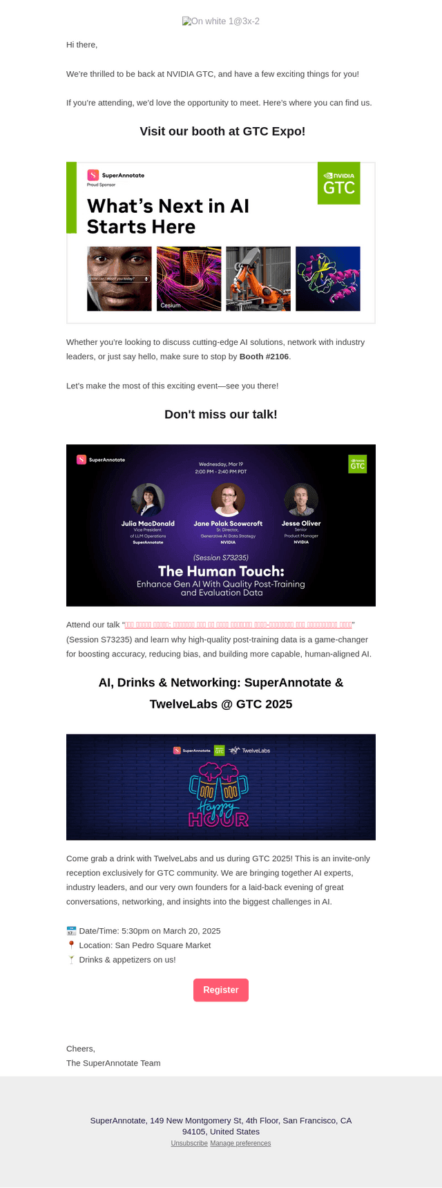 SuperAnnotate at GTC 2025: Meet us in-person!