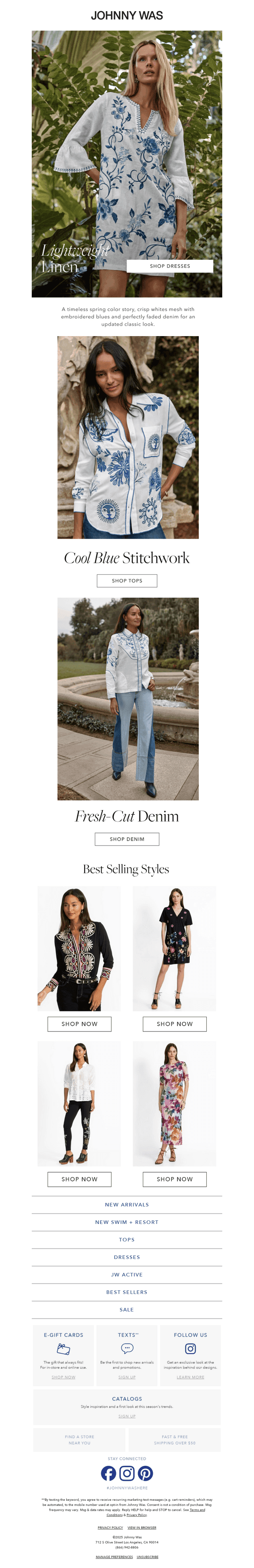 Crisp Whites, Cool Blues