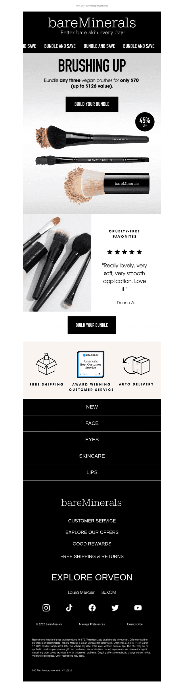Bundle up! 3 Brushes for $70