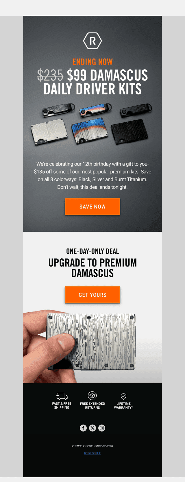 ENDS Now: Premium Over $135 Off