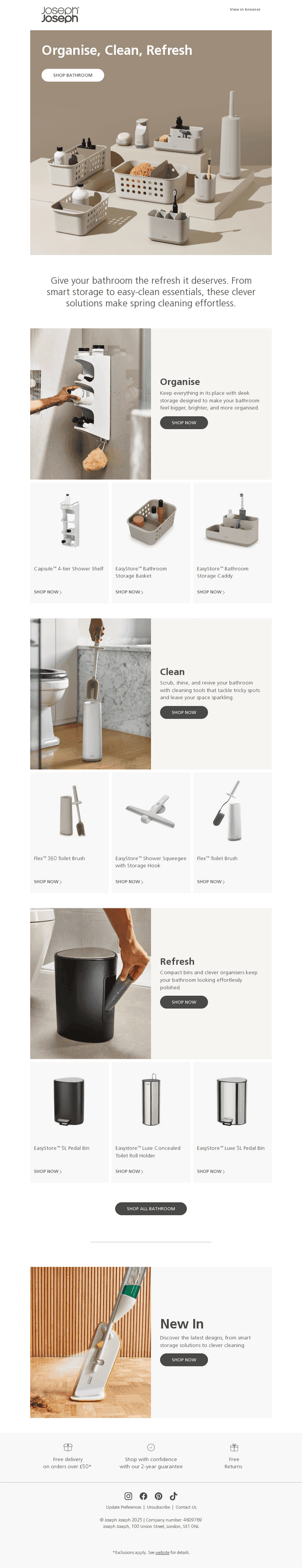 A fresh start for your bathroom