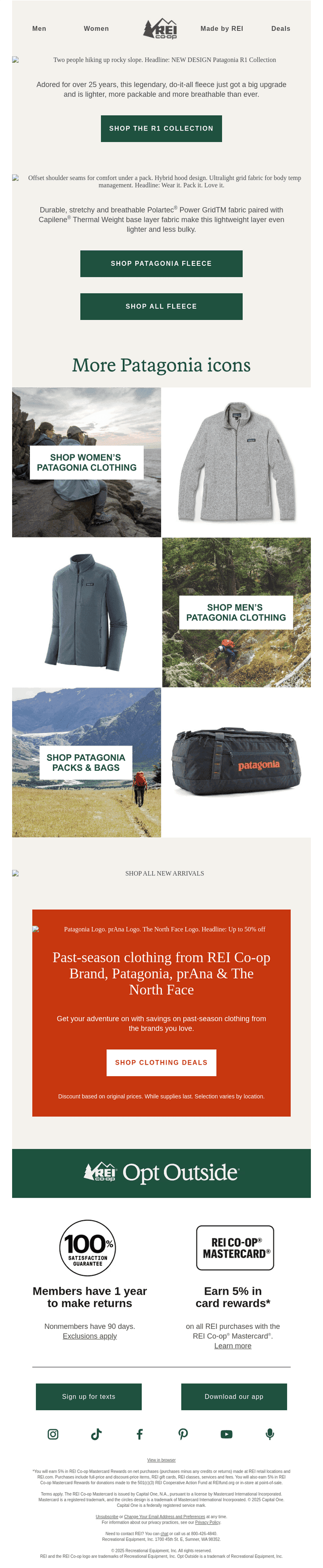 REI email from Thu, Mar 13, 2025