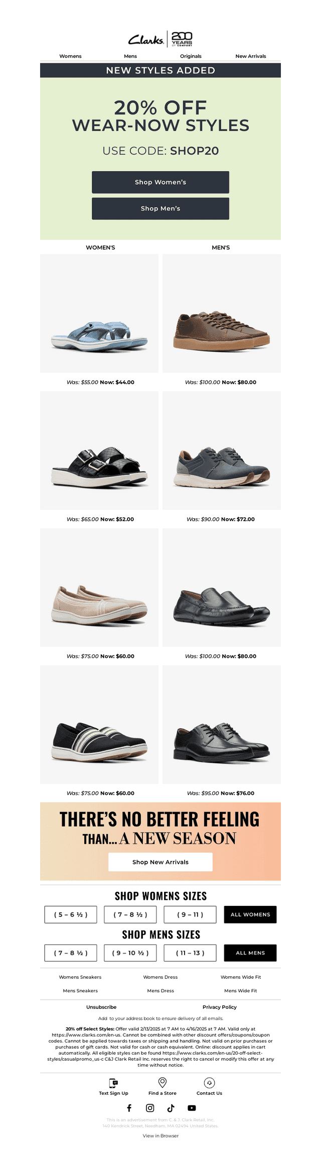 20% Off Wear-Now Styles 👟💥