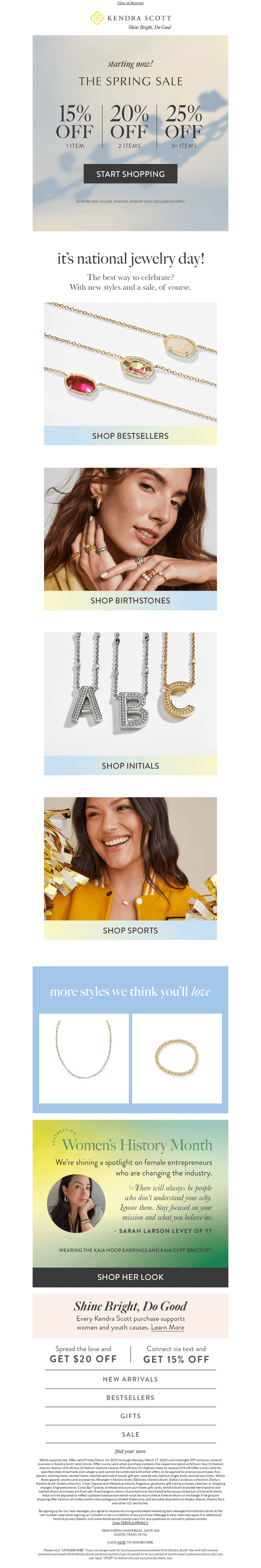 Starting Now: UP TO 25% OFF