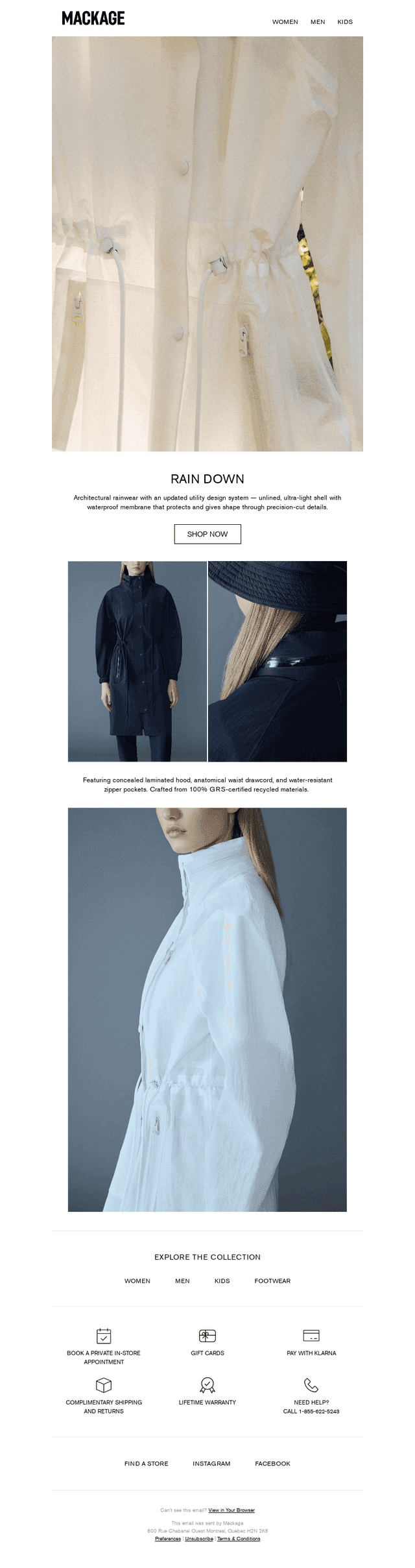 New Arrivals: SS25 Rainwear