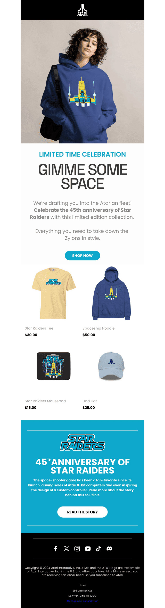 Atari email from Thu, Mar 13, 2025