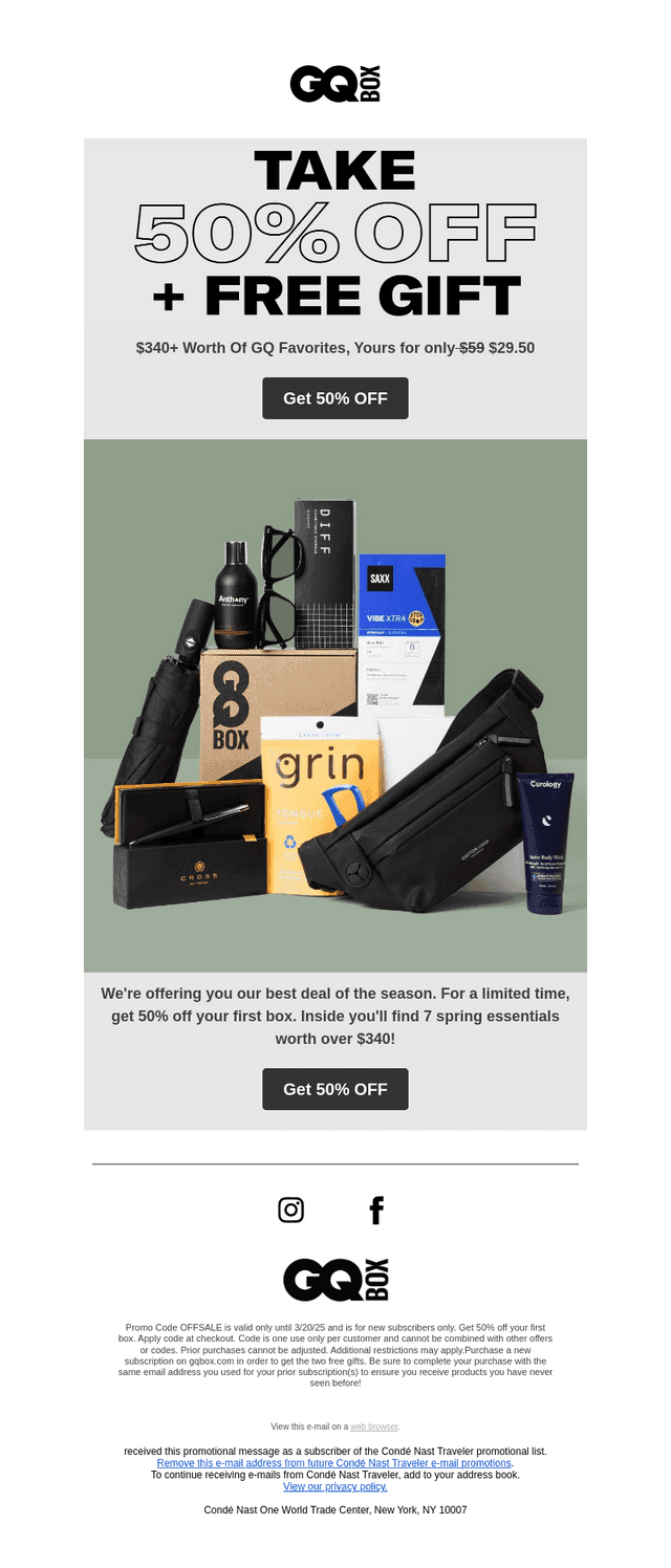 50% Off: Limited Time Only