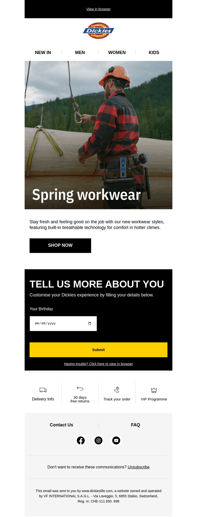 Workwear for warmer days