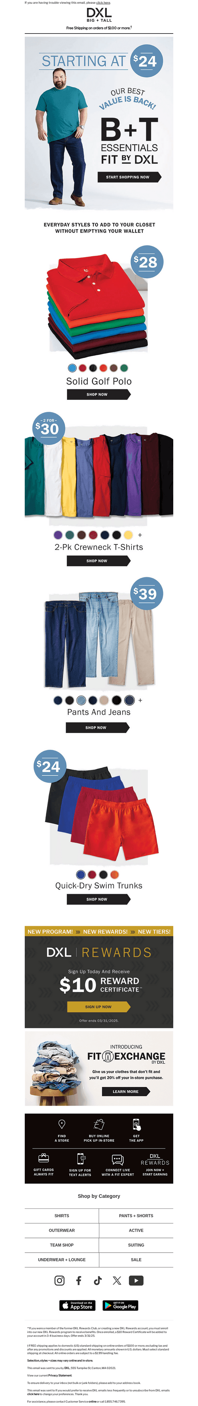B+T Essentials: Quality Meets Jaw-Dropping Prices.