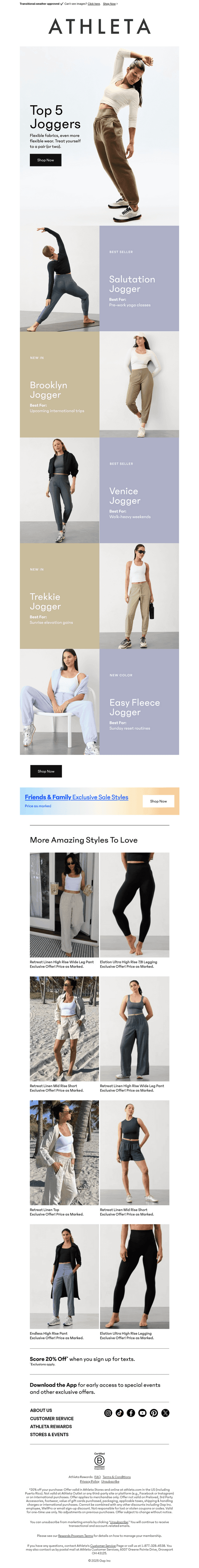 Trending: spring joggers