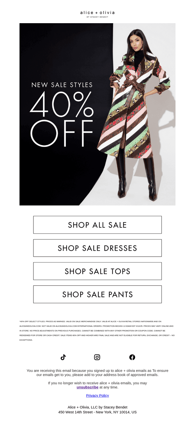 ICYMI: NEW Markdowns are now 40%