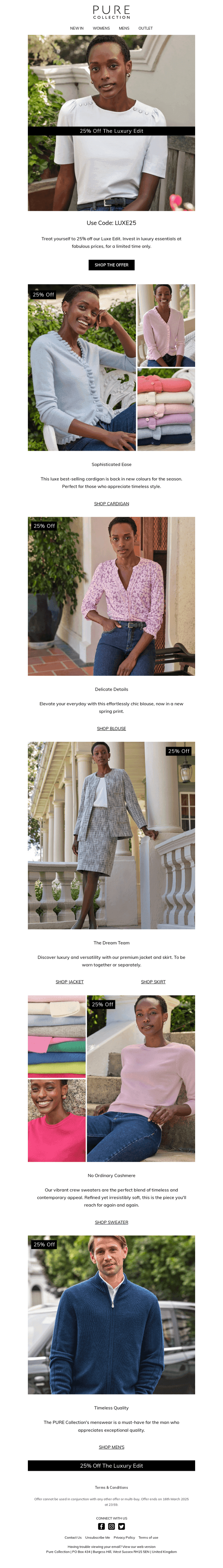 Ends Soon | 25% Off The Luxury Edit