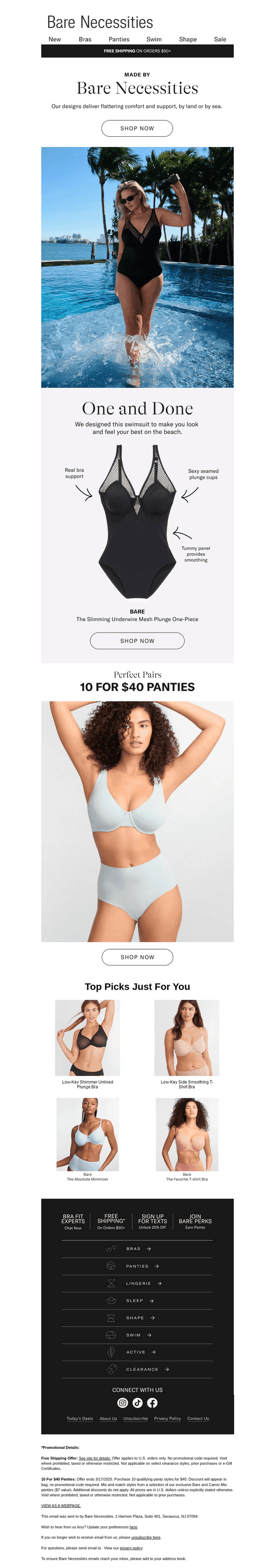 Our Designs Deliver Flattering Comfort And Support