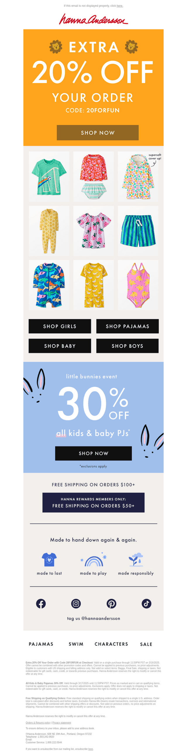 Limited Time: Extra 20% Off Your Order