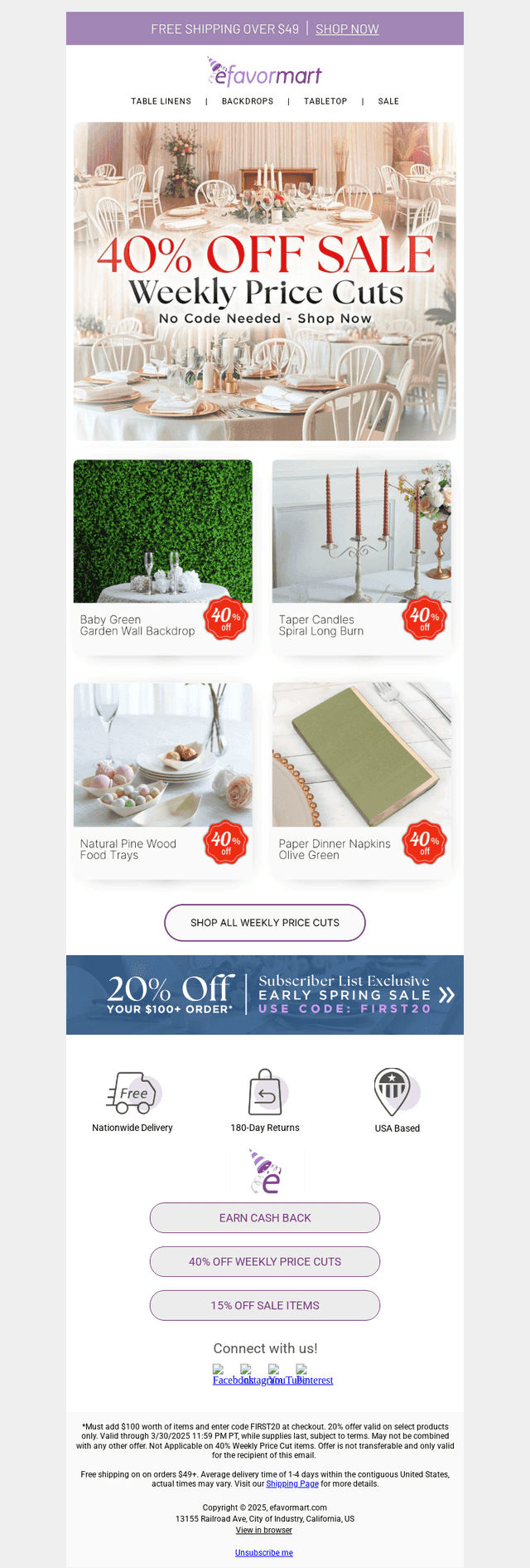 40% Off Overstock Because… Why Not?
