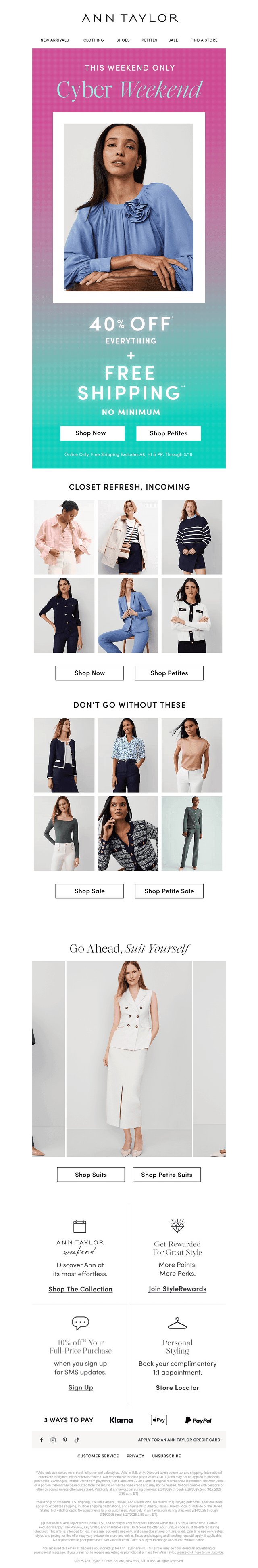 Drop Everything — Cyber Weekend Is Here