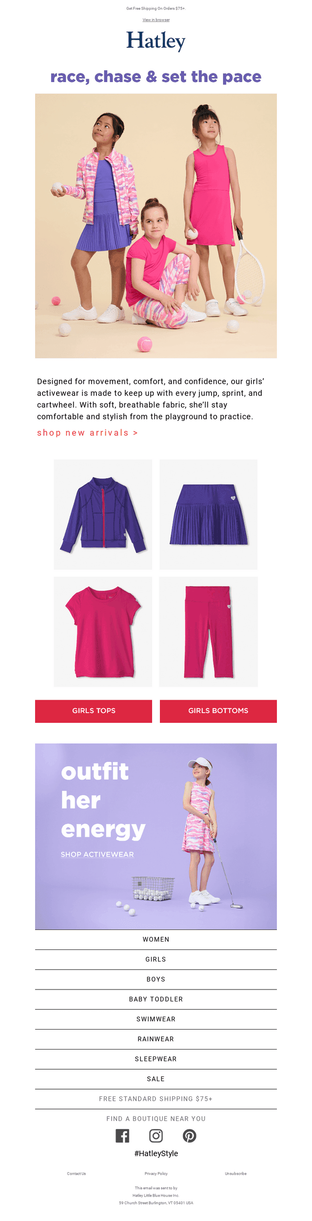 🏃‍♀️💨 NEW: Activewear for Active Girls