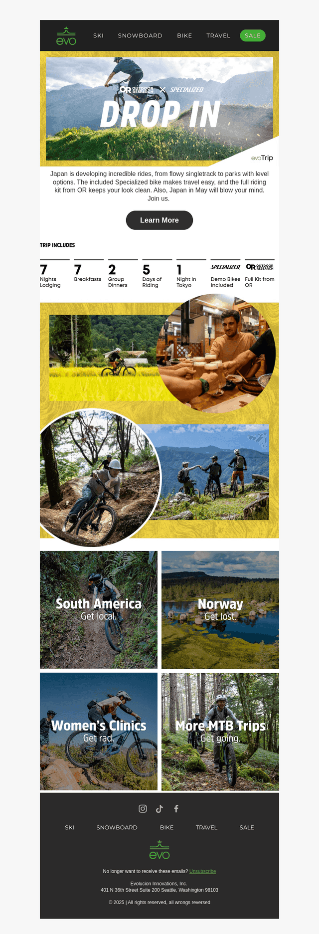 LAST CHANCE: evoTrip Spring MTB in Japan