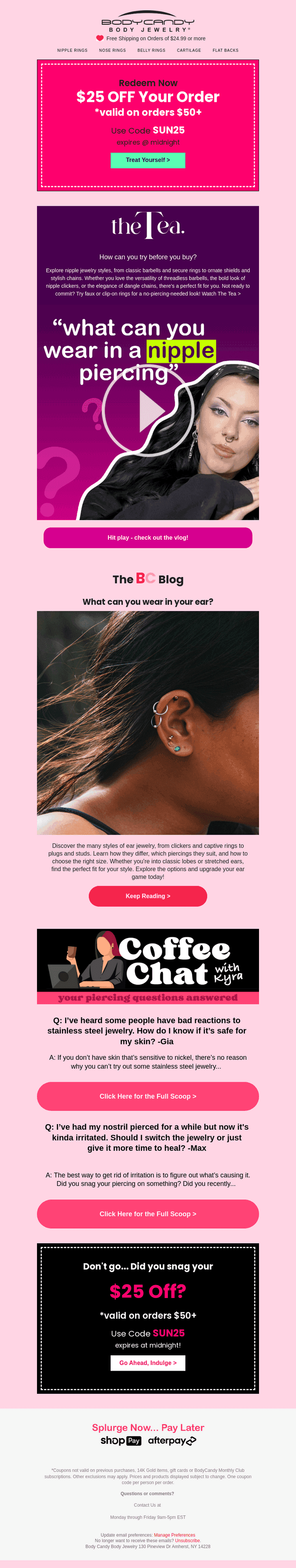 You have $25 waiting [redeem now]