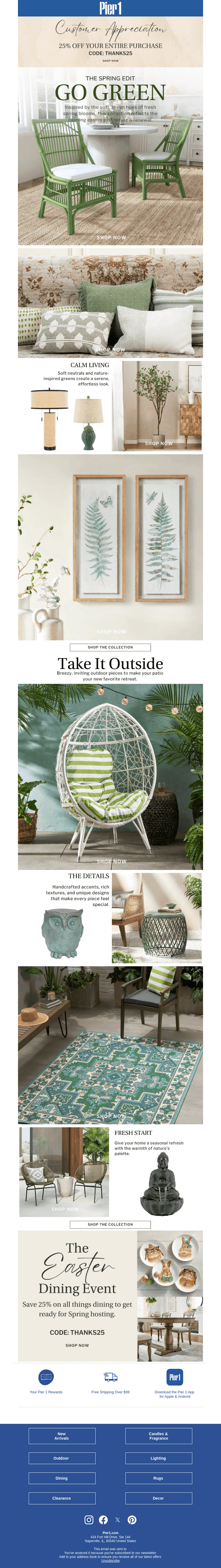 A Seasonal Refresh + 25% Off? Yes, Please!