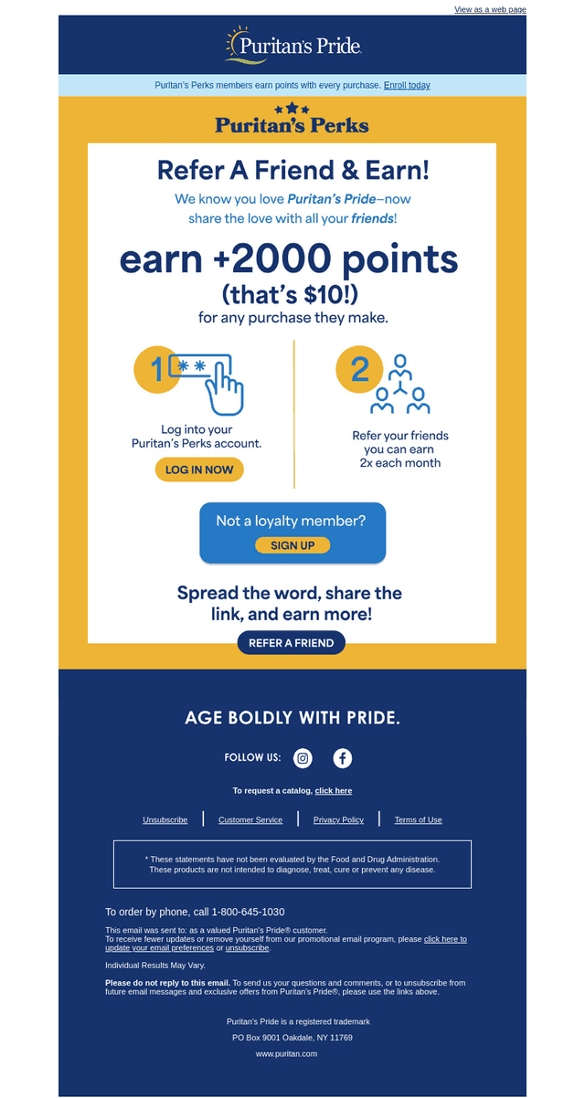 Puritan's Pride email from Sun, Mar 16, 2025