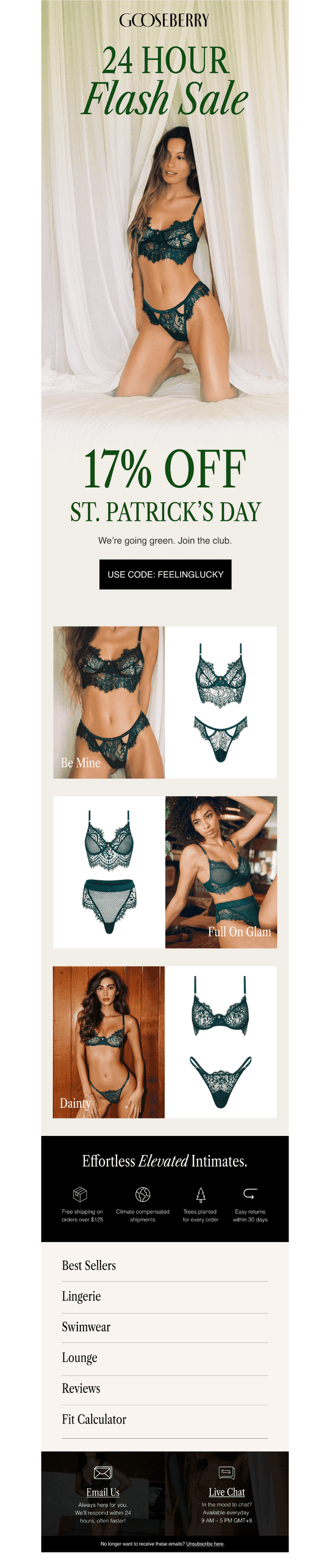 17% Off ☘️ FLASH SALE!