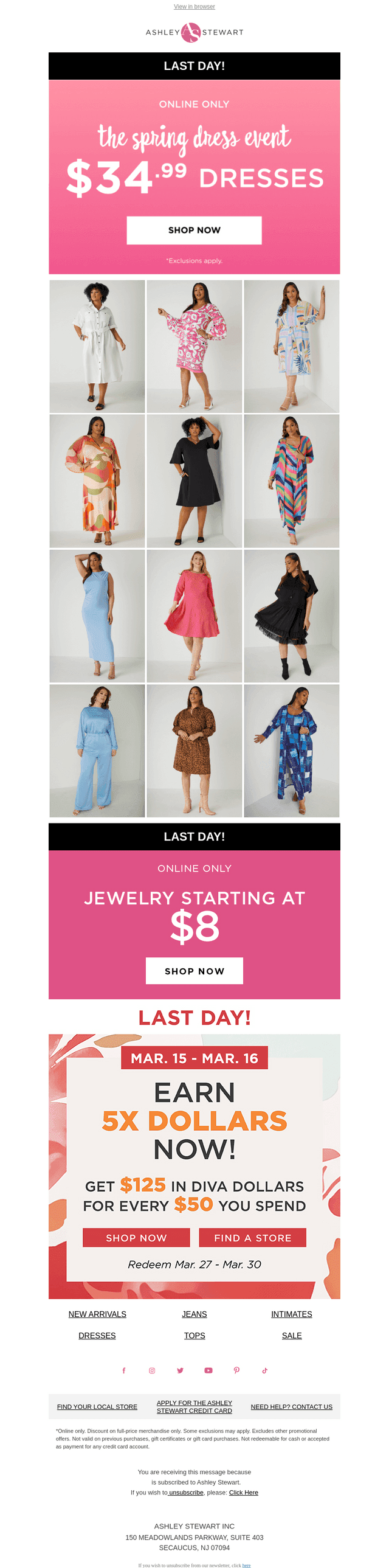 Final Hours! 👗 $34.99 dresses!
